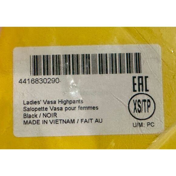 Ski-Doo NWT Size XS black snowmobile highpants snowboard ski bibs - Picture 11 of 11